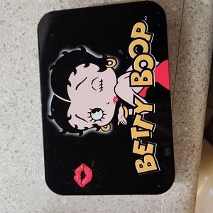 Betty Boop Tin w/ BB Playing Cards